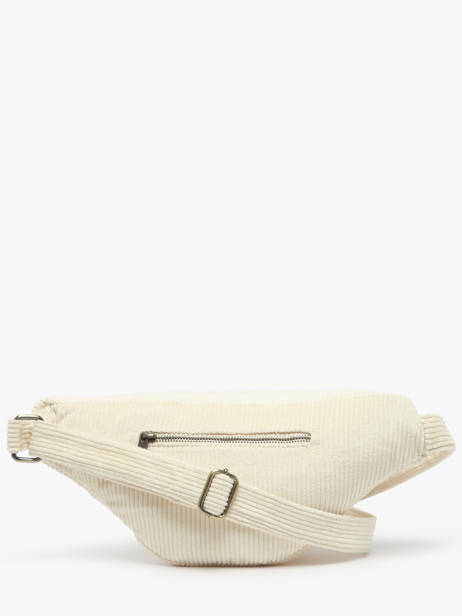 Heuptasje Hindbag Beige velours V ander zicht 4